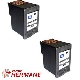 Lot de 2 cartouches encre compatible HP C8727AE N�27 Noire 
