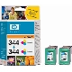 Pack 2 Cartouches encre HP C9363EE N�344 Couleur Haute capacit�
