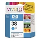 Cartouche encre HP C9415A N� 38 cyan 