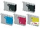 Pack de 5 Cartouches d'encre compatible Brother LC970 Noire et Couleur 