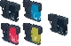 Pack  5 Cartouches d'encre compatible Brother LC1100 LC980 Noire et couleur