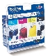 Lot de 4 Cartouches encre Brother LC980 Noire et Couleur 