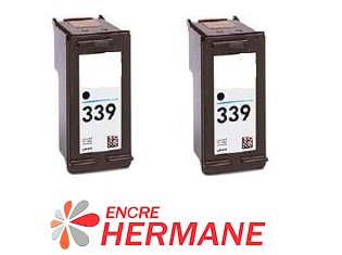 Lot de 2 Cartouches Générique HP C8767 N°339 Haute Capacité