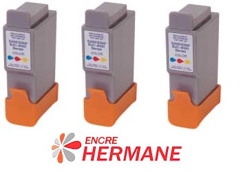 Lot de 3 cartouches compatible Canon BCI 21 Couleur