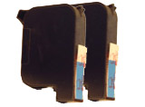 Lot de 2 cartouches compatible HP 51645AE Noire