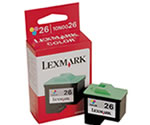 Cartouche encre Lexmark 10N0026 N°26 Couleur