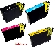 Pack 4 Cartouches compatible Epson T1001 Noire XXL et Couleur 