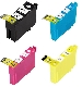 Pack 4 Cartouches compatible Epson Noire et couleur  XL