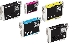Pack de 5 Cartouches  encre compatible Epson Noire et couleur  T1285 