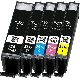 Pack 5 Cartouches compatible Canon PGI550 noire -CLI551 couleur XL