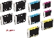 Pack de 10 Cartouches compatible Epson  T1281 T1282 T1283 T1284 