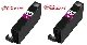 lot de 2 cartouches compatible Magenta CANON CLI-526 M