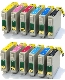 Lot 12 Cartouches compatible EPSON Noire et couleur et couleur Photo